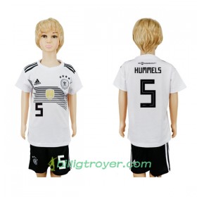 Billige Fotballdrakter Tyskland Hummels 5 Barn VM 2018 Hjemmedraktsett